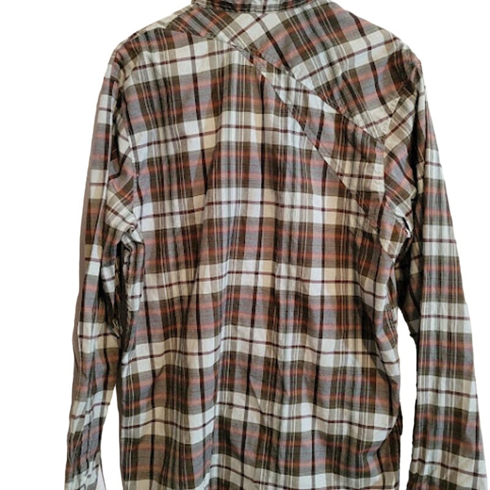 Volcom- plaid button up- size Large - Picture 5 of 7